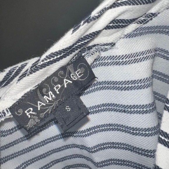 Rampage Striped Pleated Skirt Dress Size S - Picture 4 of 4